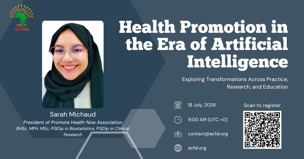 Webinar: Health Promotion in the Era of Artificial Intelligence